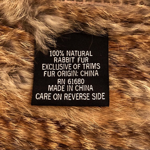 Authentic Rabbit Fur Cropped Vest - Picture 6 of 8